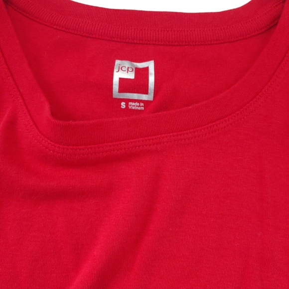 JCPENNEY 6 Plain Color Women's 100% Cotton Tee Bundle Size Smalls - Picture 6 of 13